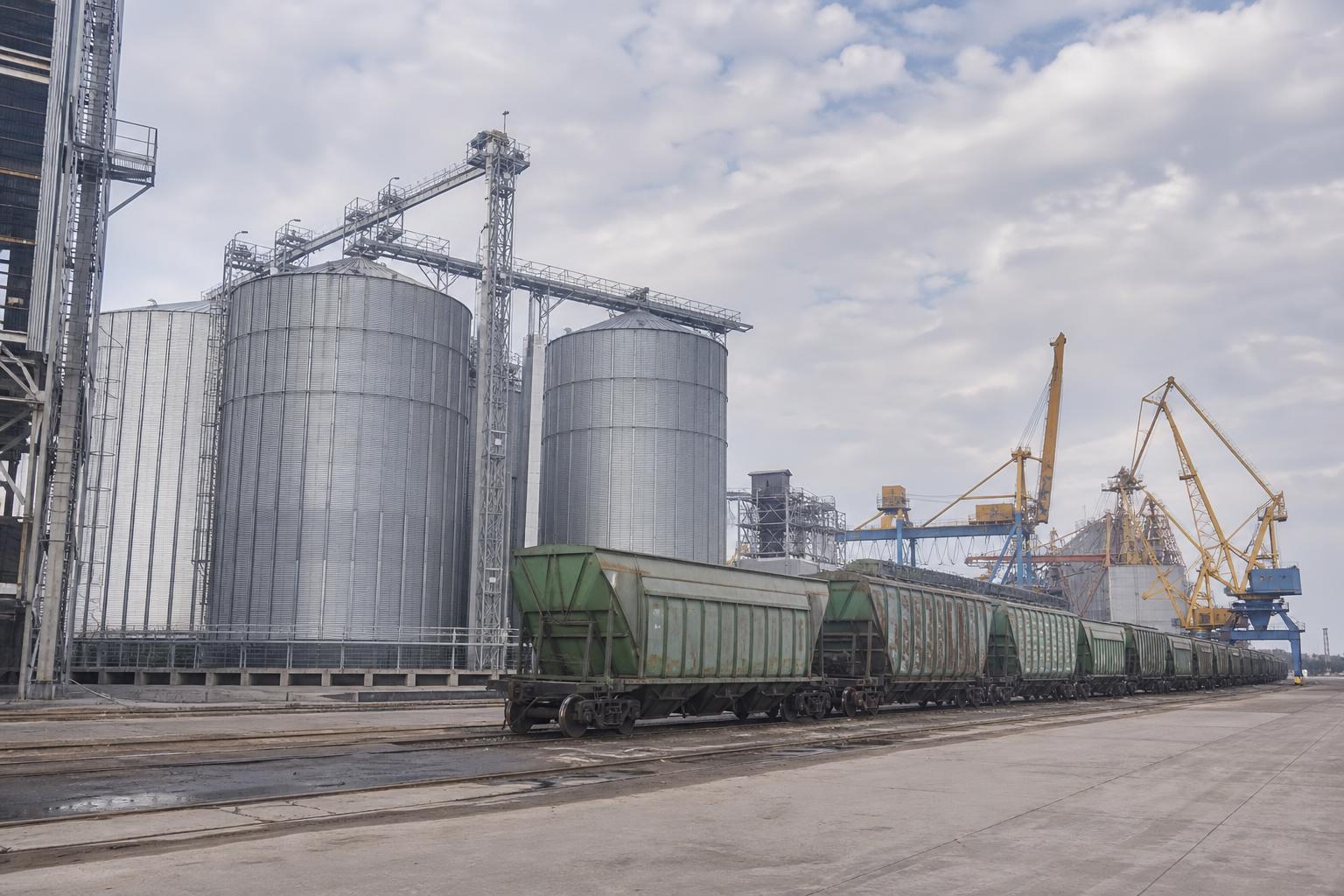 Grain Export Under Pressure: Railway Loading Declines, Ports Operate with Risks