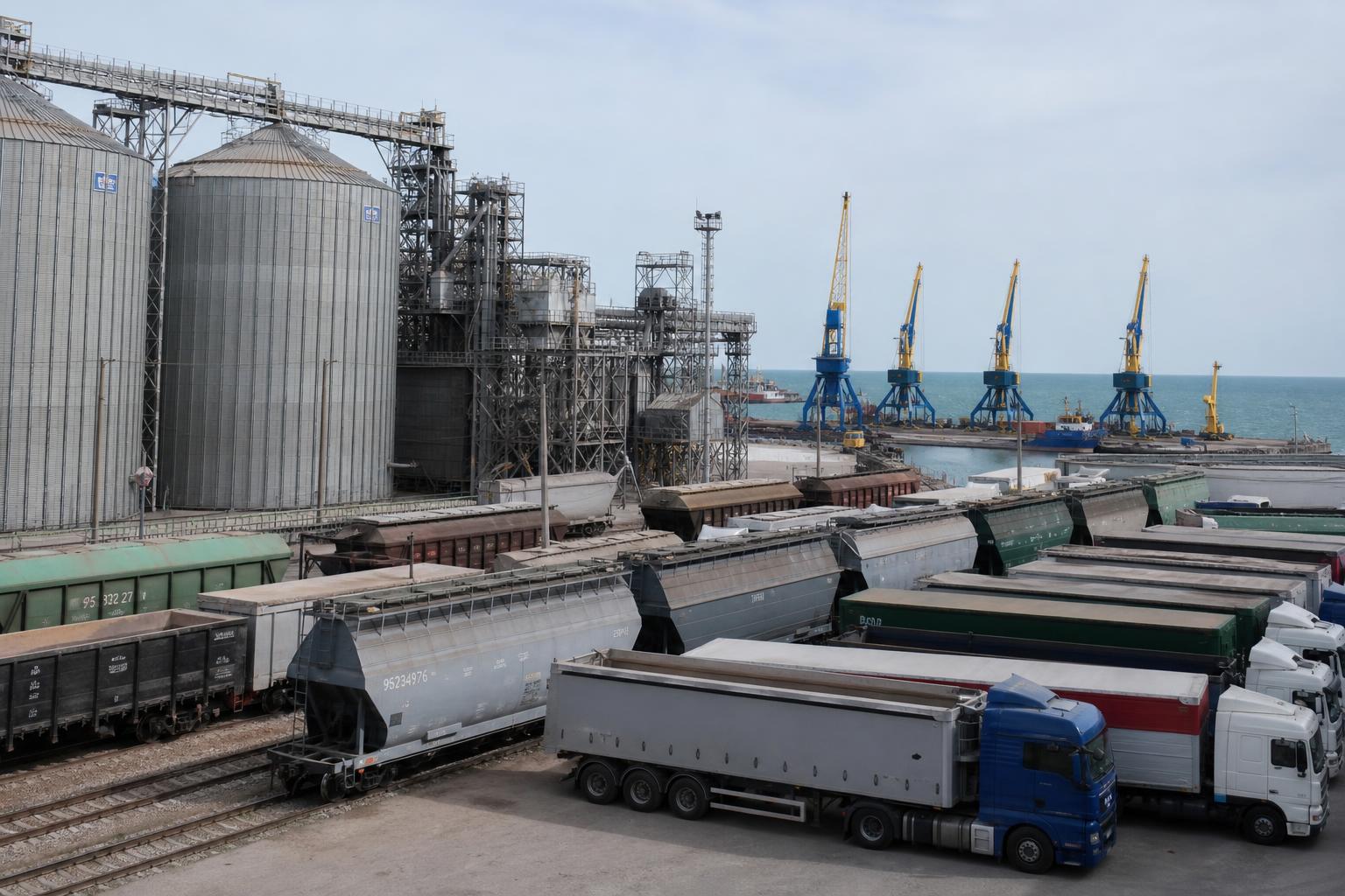 Ukraine's Agricultural Logistics Under Pressure: Ports Operate, but Grain Rail Traffic Declines