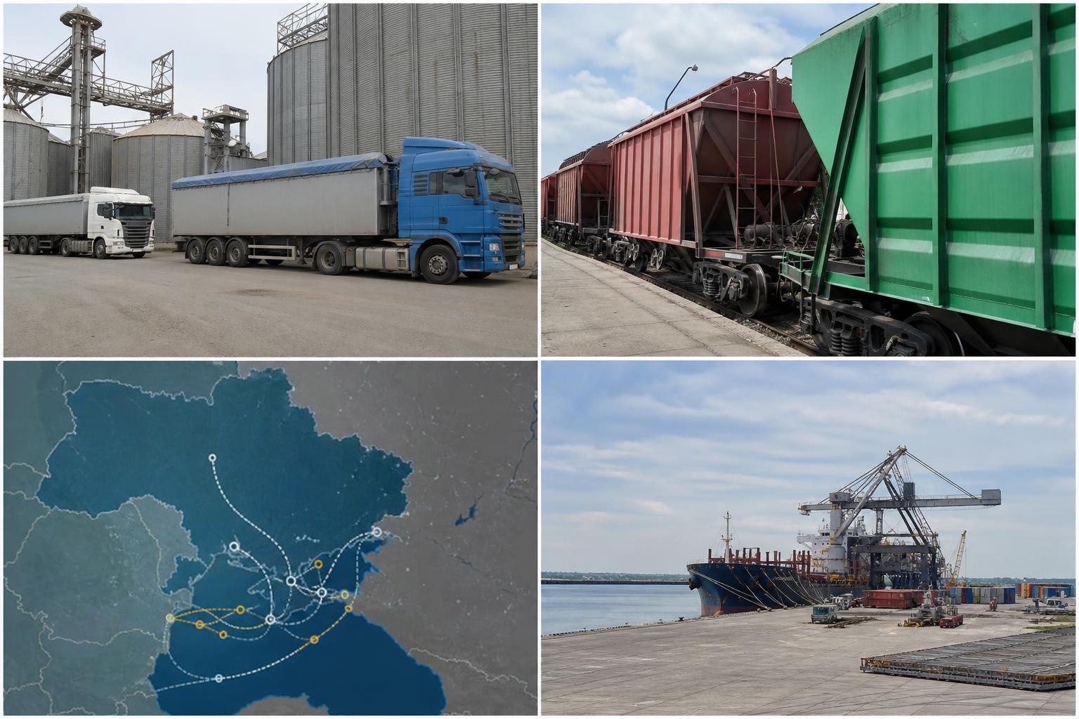 Аграрна логістика України: чорноморські ризики й дорожчий маршрут до Констанци