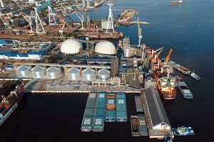 Фото елеватора Mykolayivskyy perevantazuvalnyy zernovyy terminal NIBULONa - компанія SP NIBULON - Миколаївська область - AgroPost